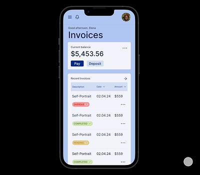 Invoice animation Daily UI #46 animation daily ui design ui ux