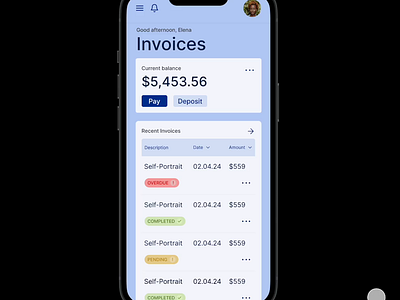 Invoice animation Daily UI #46 animation daily ui design ui ux