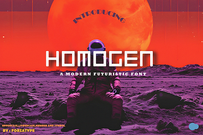 homogen font 3d animation branding graphic design logo motion graphics space ufo ui