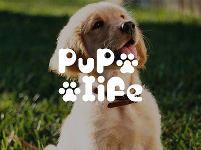 PUP LIFE brand identity branding care design dog graphic design icon logo logo design puppy visual design visual identity design