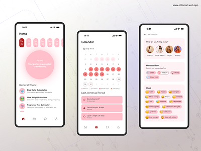 Eve Period & Pregnancy Tracker cycle app health app period pregnancy app period pregnancy tracker periods tracker periods tracker app pregnancy tracker ui women health care