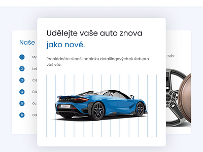 Car detailing Instagram post ad blue branding car clean commercial design detailing facebook graphic design instagram light light blue minimalistic simple social social media ui white