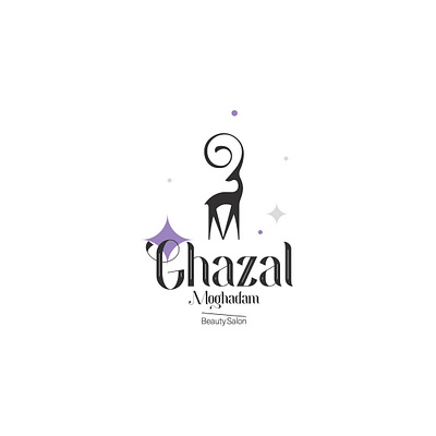 GhazalMoghadam - Beauty Salon branding logo