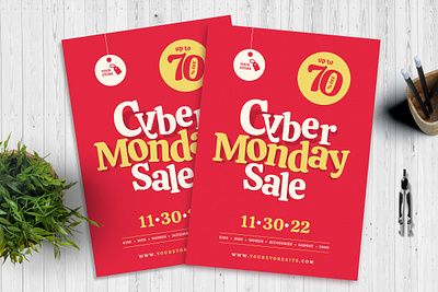 Cyber Monday Sale Flyer cyber monday design fashion flyer flyer design graphic design print design print template sale