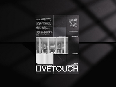 Livetouch Design Poster by bagstudios branding graphic design logo poster