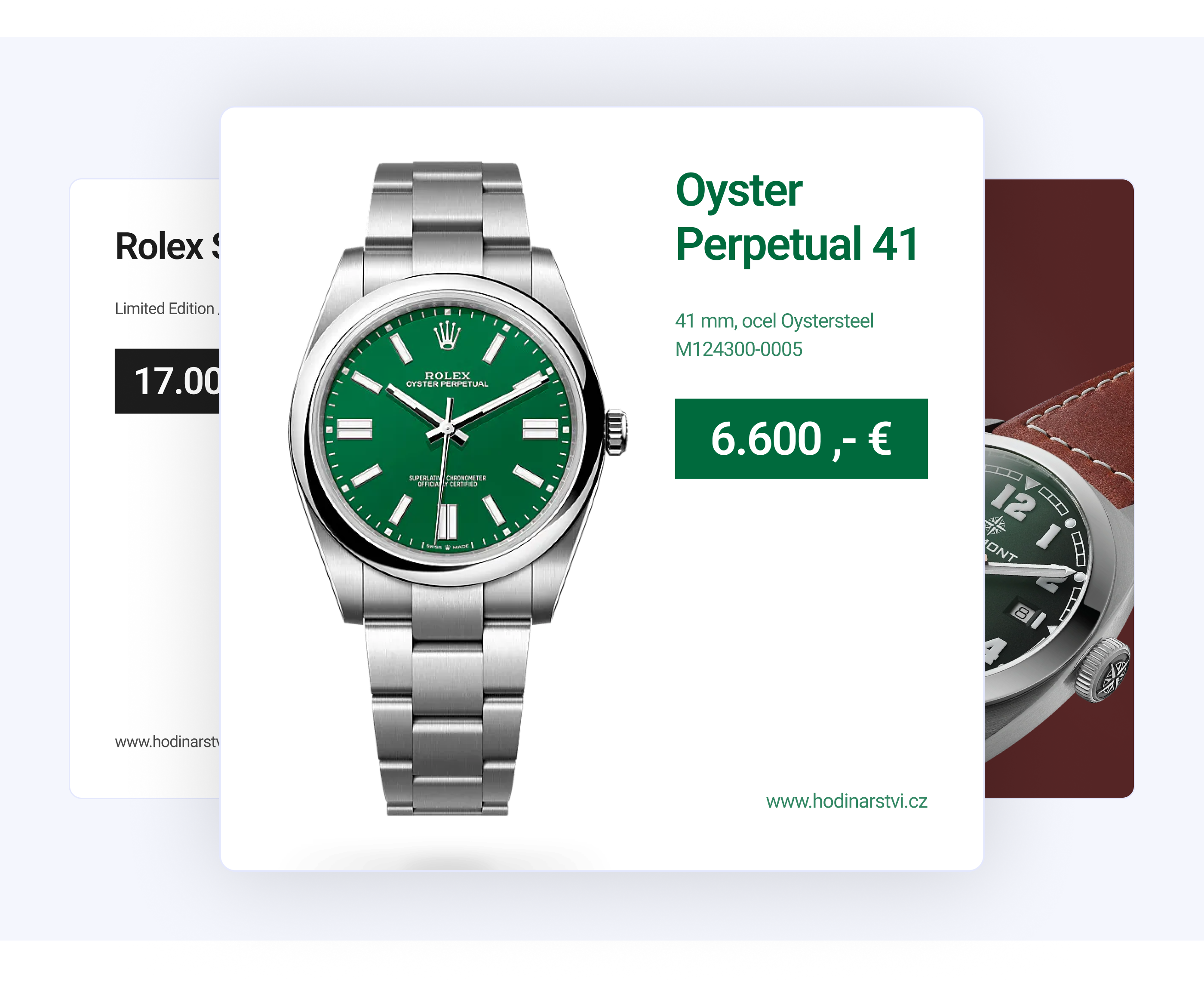 Watchmaking Instagram post ad black branding brown clean commercial design facebook graphic design green ui watch watchmaking white