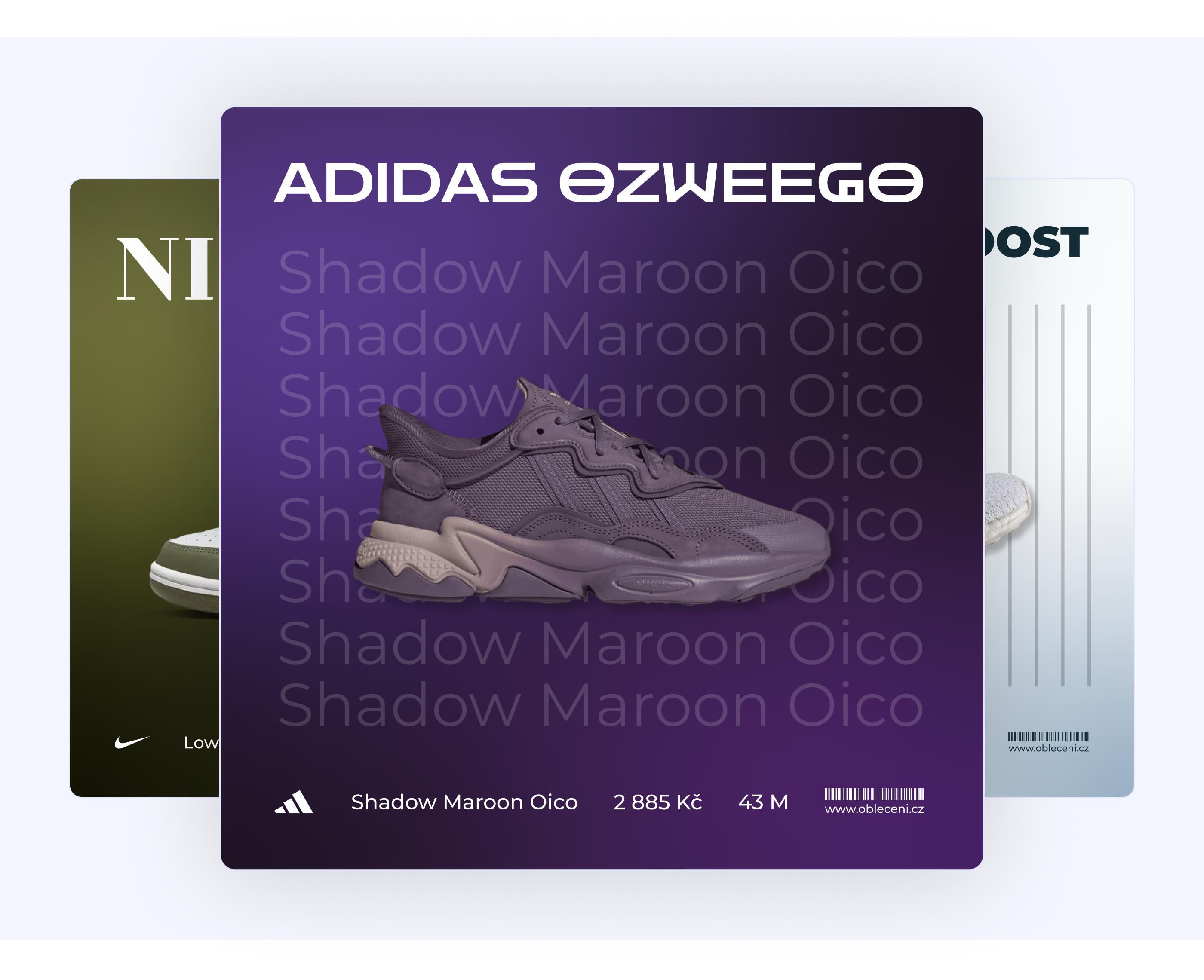 Sneakers shop/resell Instagram post ad branding clean commercial design facebook graphic design green instagram instagram post purple resell shoe shoes shop simple snekaers ui white