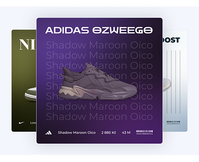 Sneakers shop/resell Instagram post ad branding clean commercial design facebook graphic design green instagram instagram post purple resell shoe shoes shop simple snekaers ui white