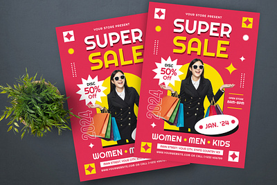 Fashion Sale Flyer cyber monday design fashion flyer flyer design graphic design print design print template sale