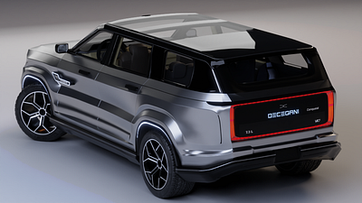 Car design in blender - Concept full-size suv/Decegani conquest 3d american animation blender branding car car design concept decegani design electeric family full size future moahmmad amin ranjbar modern next gen render suv vision