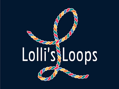 Lolli's Loops Rope Decor branding graphic design logo