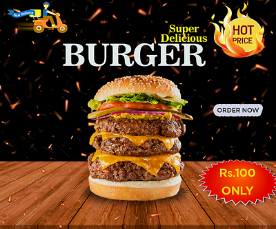 Burger 3d animation branding design graphic design illustration logo motion graphics ui vector