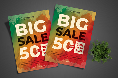 Big Sale Flyer big sale design fashion flyer flyer design graphic design print design print template sale