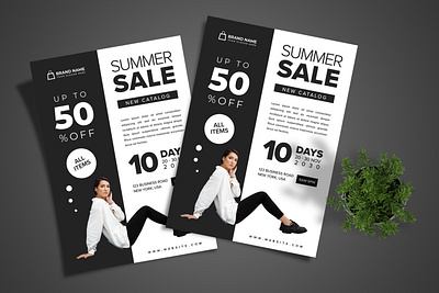 Summer Sale Flyer design fashion flyer flyer design graphic design print design print template sale summer summer sale