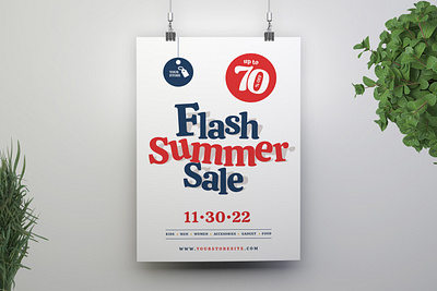 Flash Summer Sale Flyer design flash sale flyer flyer design graphic design print design print template sale summer