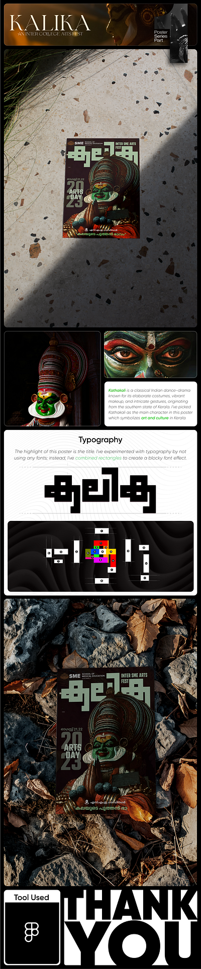 KALIKA - Poster Series (Part 1) creativity design process graphic design posterdesign typography