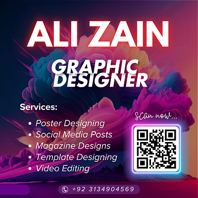 ALI ZAIN - Graphic Designer 3d branding graphic design logo motion graphics ui