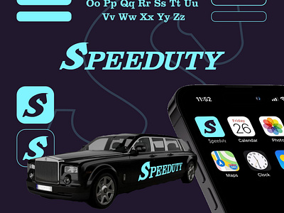 SPEEDUTY - Transportation Company brand identity branding logo logo design simple logo taxi transportation visual identity