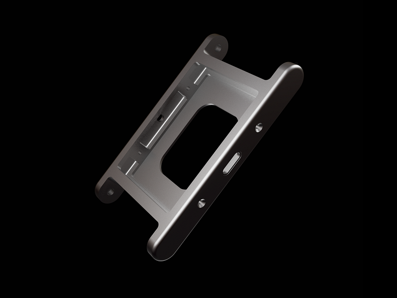 Case 3d case industrial metal texture