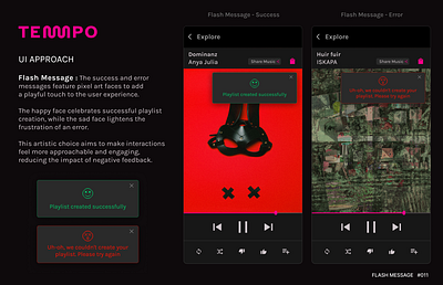 FLASH MESSAGE SUCCESS/ERROR #011 branding dailyui logo ui