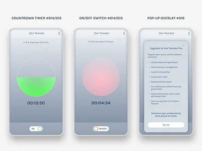 #014 #015 #16 branding dailyui ui