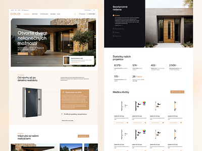 Gavaplast / Webdesign doors slovakia ui ux webdesign