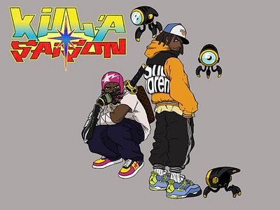 killa saison 3d animation branding graphic design logo motion graphics ui