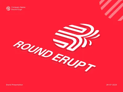 Round Erupt Modern Lettermark logo brand giduline brand identity branding creative logo design graphic design logo logo deisgn minimalist logo modern logo round erupt logo smart logo techonology vector visual identity