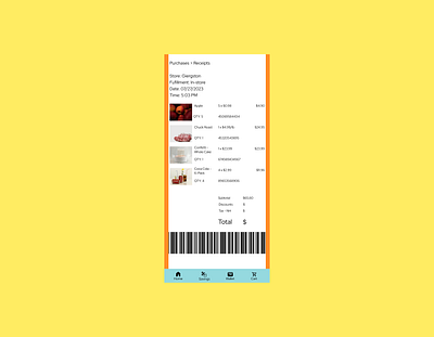 Daily UI: Day 17 Purchase Receipt dailyui ui ui design