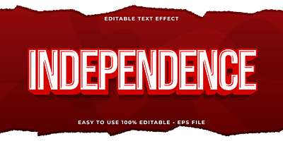 Independence Day Text Effect font effect