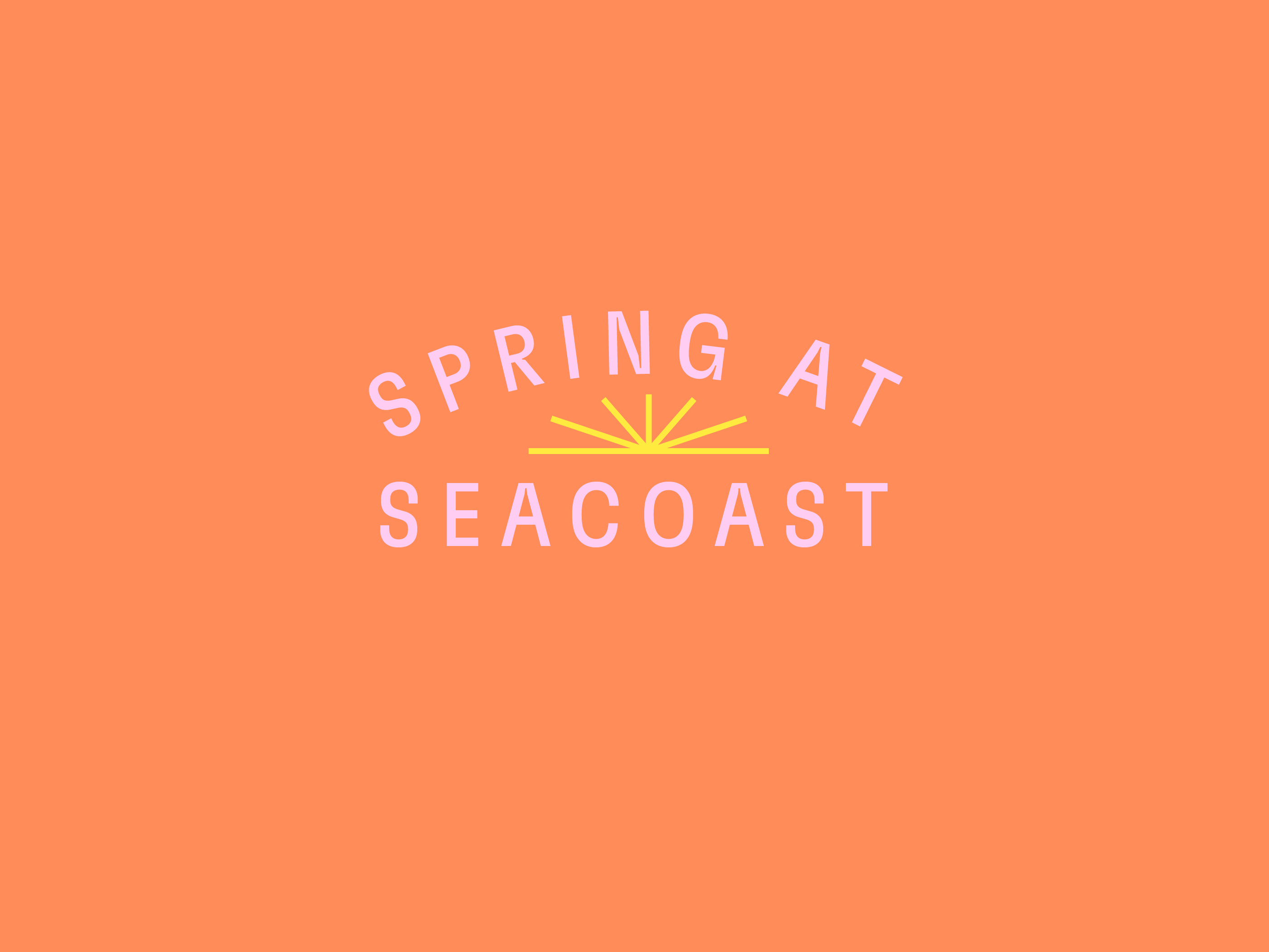 Spring series title for Seacoast Church visual identity