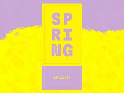 Spring series title for Seacoast Church procreate visual identity