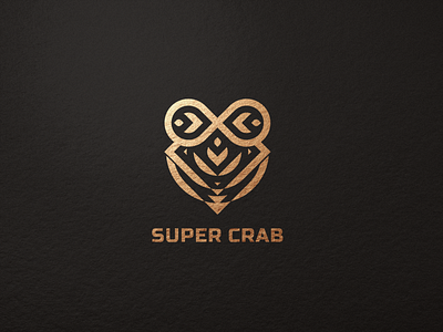SUPER CRAB 3d animal animation branding crab design graphic design icon illustration lettering logo logomark monogram motion graphics simple design ui unique vector