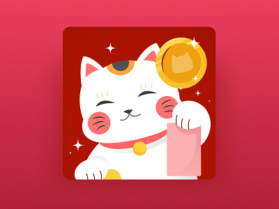 NekoCuan: Reinventing Chinese Red Envelope Fortune with AR ar augmented reality cat chinese design illustration ipad product design uiux uiux design vector