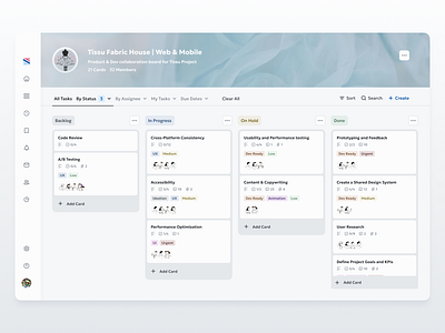 Sort | Task Management lifestyle management menus task task management trello ui user interface visual design web app web design