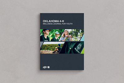 Award Winning Oklahoma 4-H Wellness Journal for Youth artist design editorial design graphic design graphic designer journal large publication layout design marketing publication youth