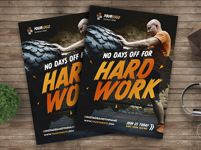 Gym Fitness Flyer design fitness flyer flyer design graphic design gym print design print template