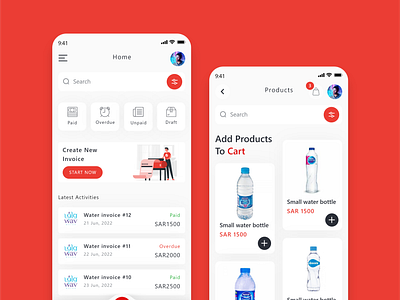 VODO App | For creating invoices | KSA acconting app design ecommerce finance home inspiration ui ux