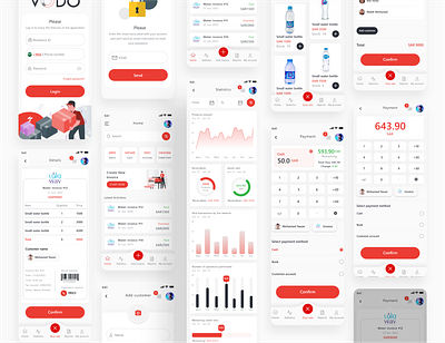 VODO App | For creating invoices | KSA app design ecommerce home invoice screens uiux