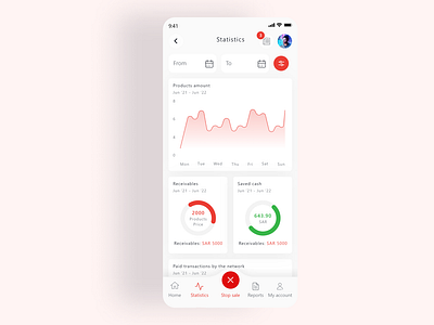 VODO App | For creating invoices | KSA app dashboard design ecommerce invoice screens uiux