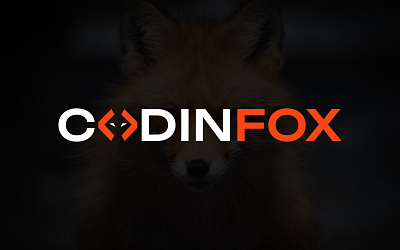 Fox with Coding - Logo Design branding business logo coding logo corporate logo fox logo graphic design icon design logo logo design logo designer logo icon logowork minimal minimalist logo motion graphics ui vector