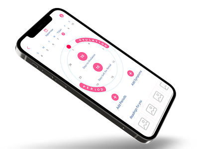 Period-Tracking-APP-Mockup 3d branding graphic design ui