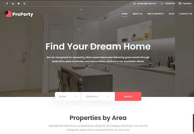 Property Webpage branding webdesign webdev