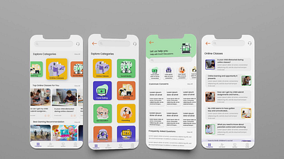 App for Parents screens ui