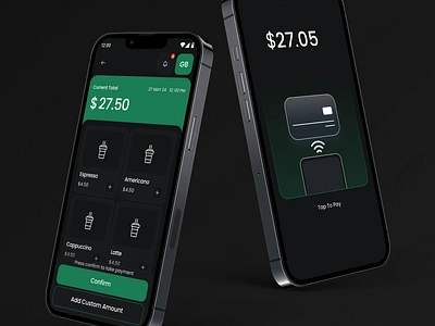 NFC Taking payment on phone branding ui