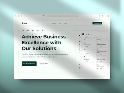 SaaS landing page landingpage saas ui ux