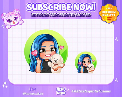 💚CUSTOM CHIBI AVATAR/PFP/LOGO💚 animation avatarpfplogo branding character design chibi emotes custom design cute emotes design digital illustration graphic design illustration logo twitch emotes