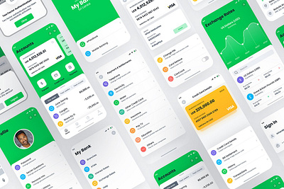 Banking App banking banking and finance ios app ios ui kit mobile app mockup mobile apps mobile banking mockup ui design ui kit ui ux ux design