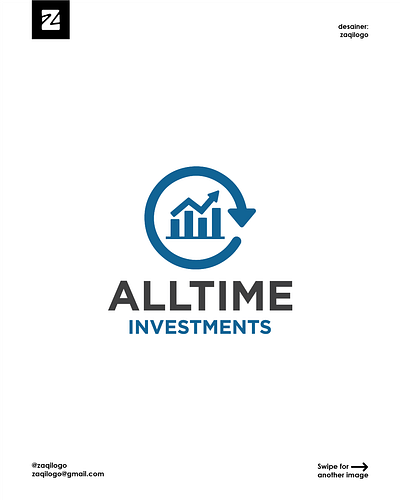 Alltime Investments Logo alltime alltime investments logo businnes design graphic design investments logo logo maker logo type logos logotype modern simple simple logo tech vector