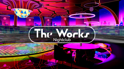 The Works Nightclub | Interior Design and Visualisation 3d design 3d modelling 3d visualisation 3d visualization architecture bar design bar interior design cafe design concept design hospitality design hospitality interior design interior design lighting design lumion nightclub concept nightclub design nightclub interior photoshop restaurant design sketchup